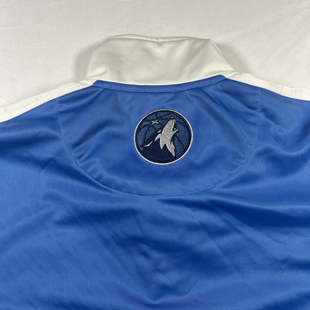 Minnesota Timberwolves G-III Sports by Carl Banks Blue/White Warm Up Sz Large - Picture 3 of 10